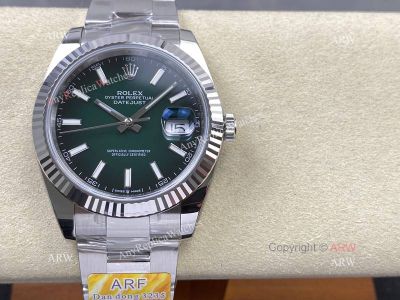 AR Factory Rolex Datejust Green Ombre Dial 41mm Dandong 3235 Movement Watch